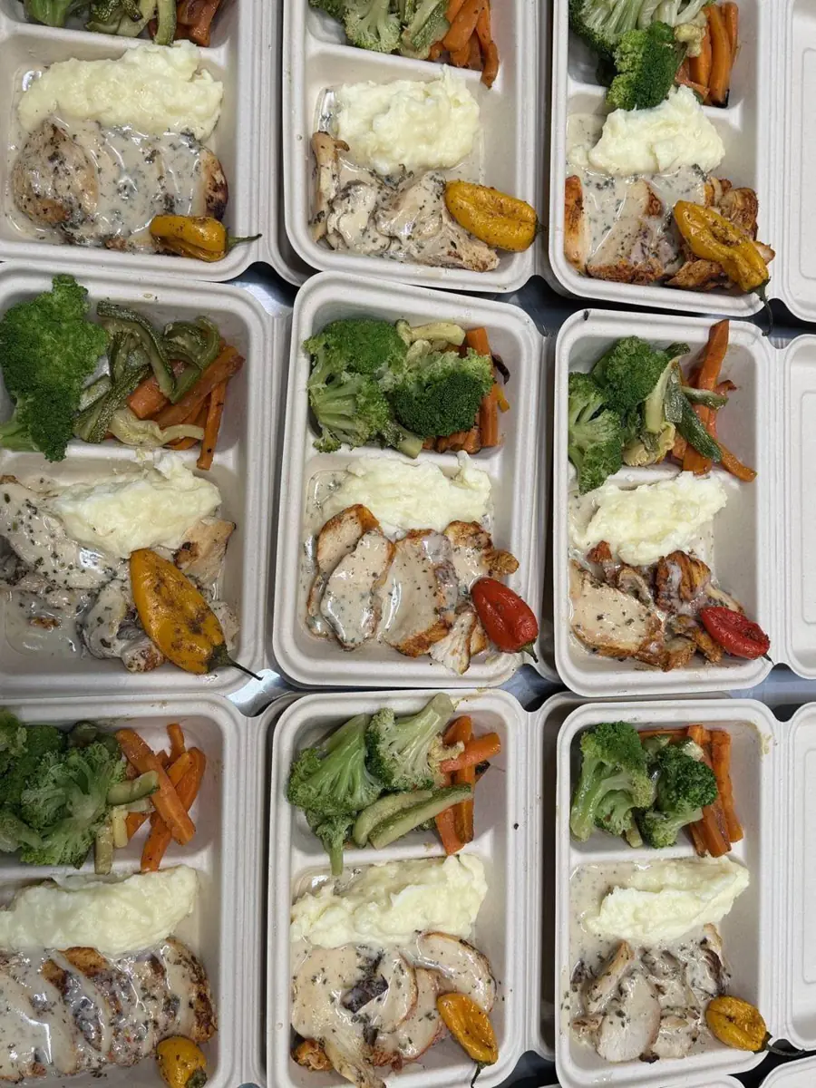 Box lunch para producción