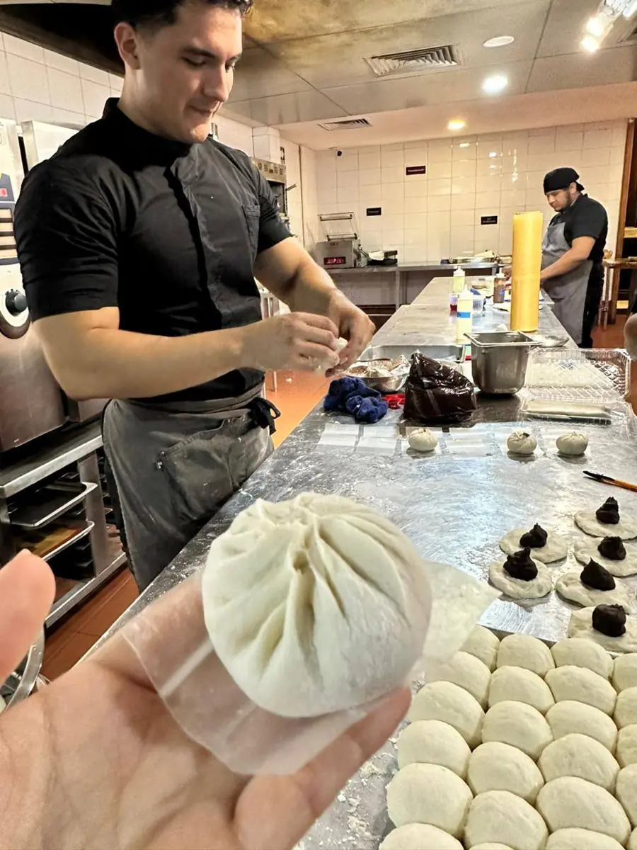 Dim sum hecho a mano